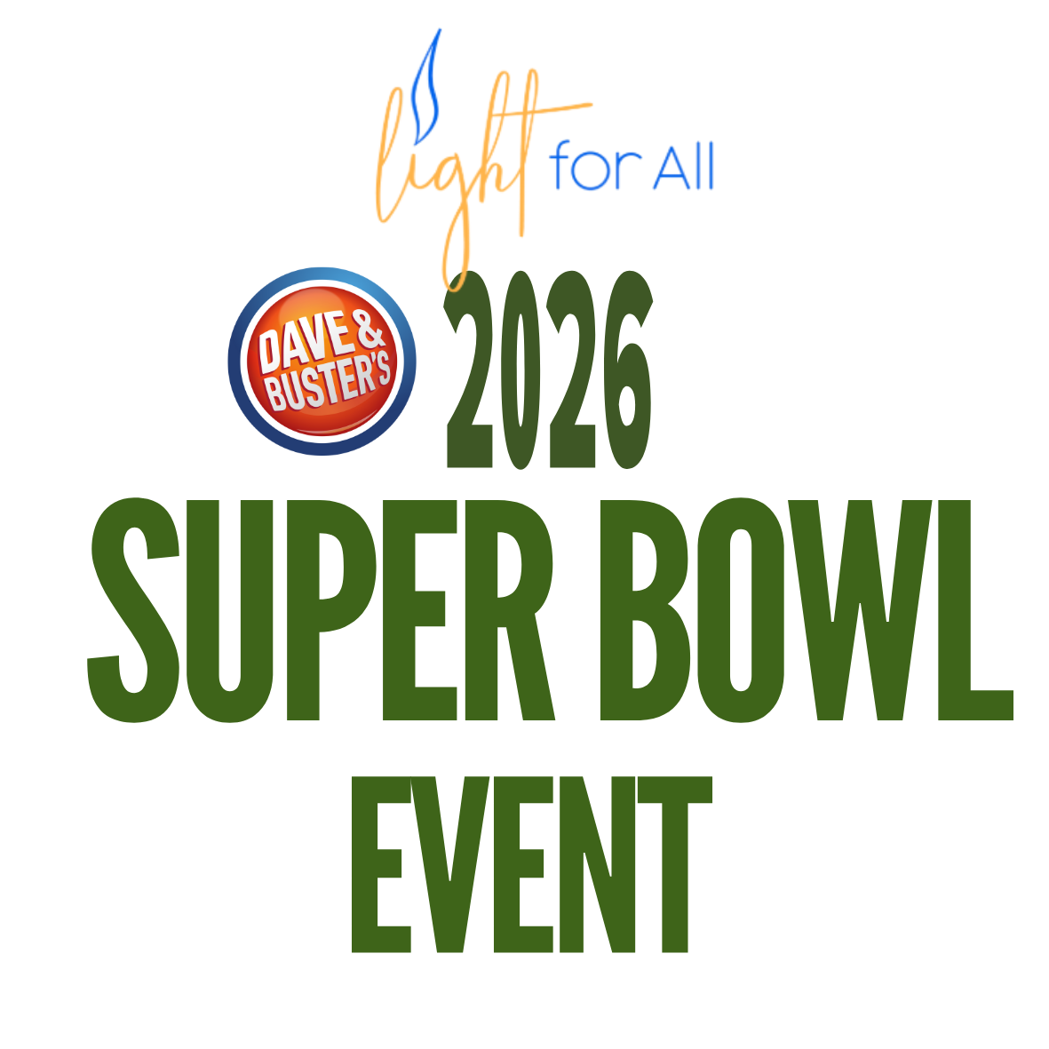 2026 Super Bowl Fundraiser - logo